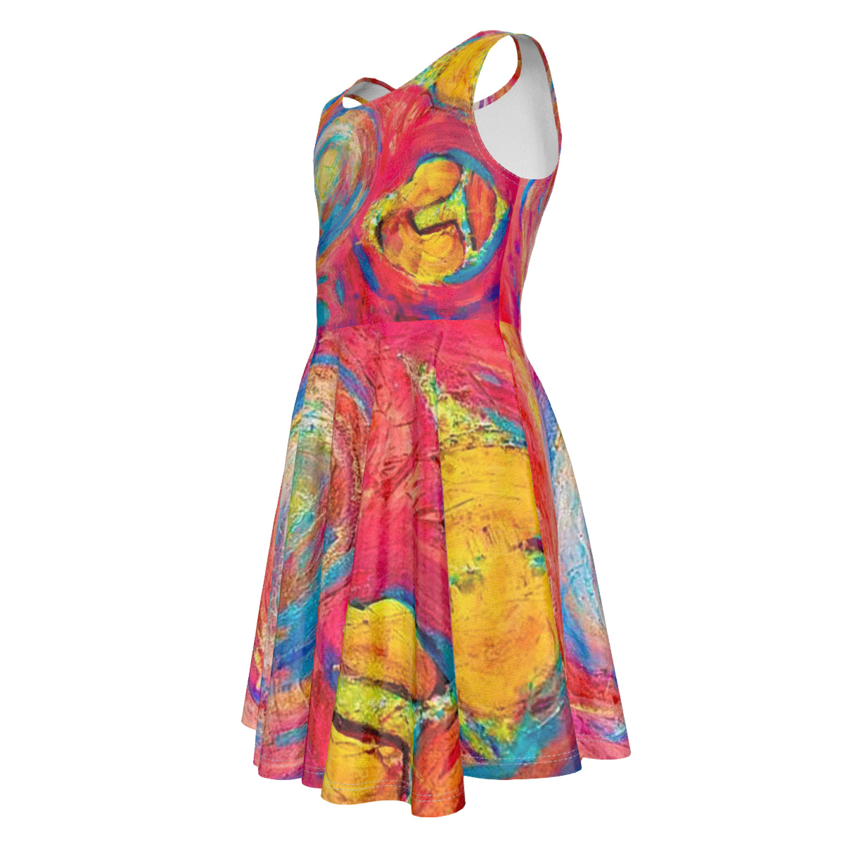 Kid's Sleeveless Vest Dress Spring Pink Collection