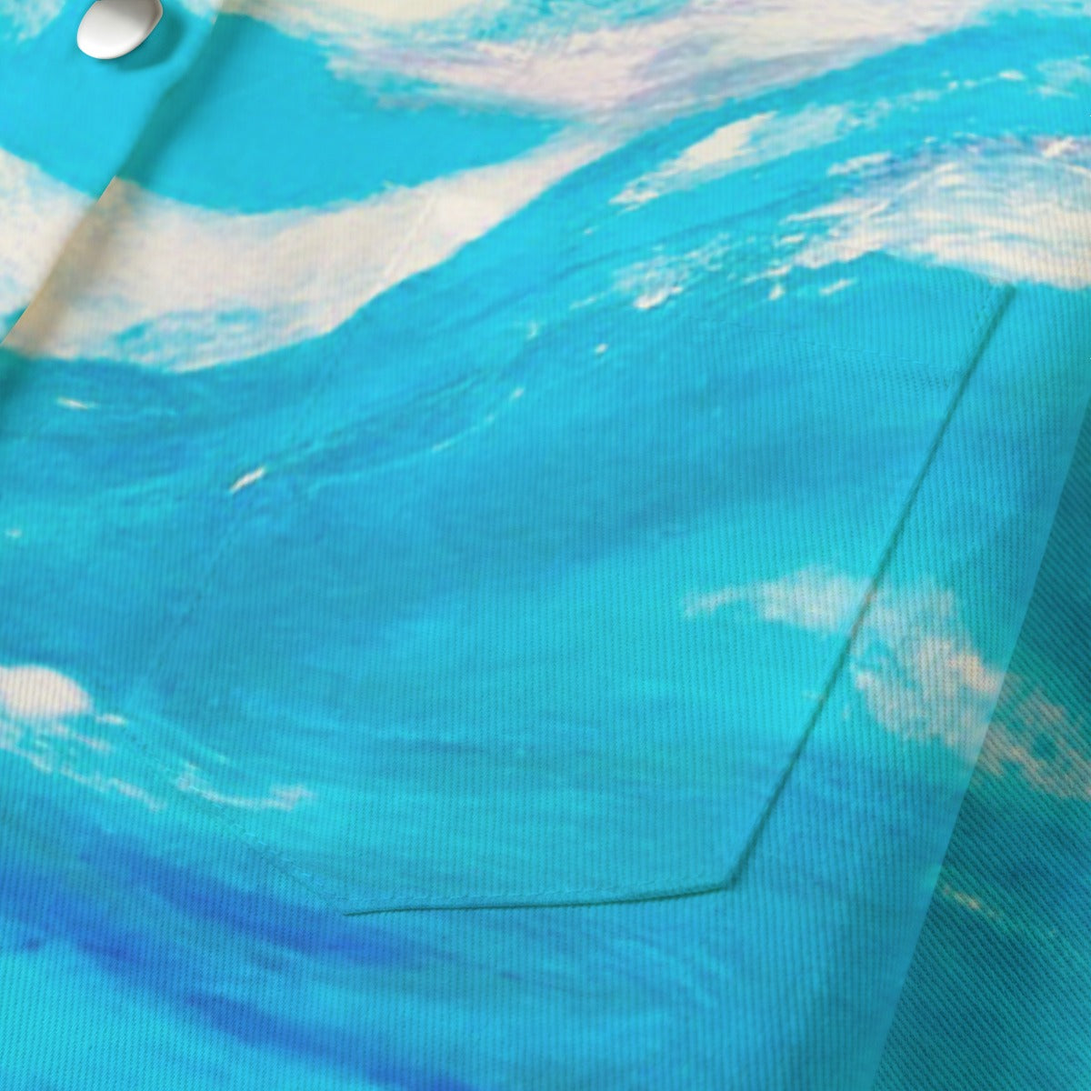 Women's Cropped Jacket | 245GSM Cotton El Mar Collection