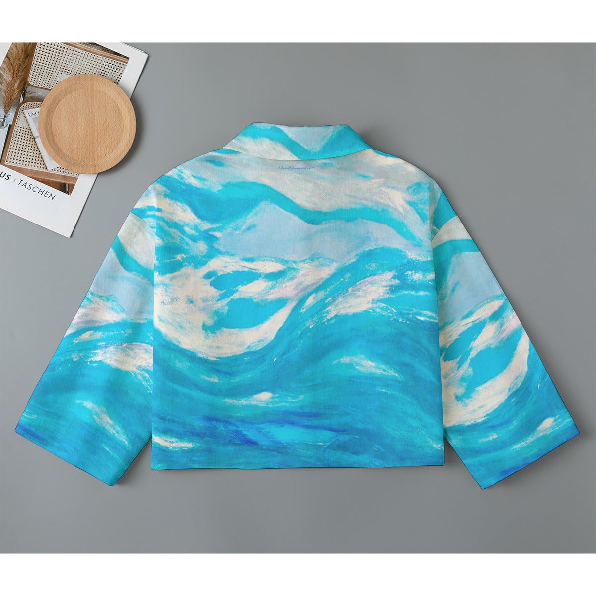 Women's Cropped Jacket | 245GSM Cotton El Mar Collection