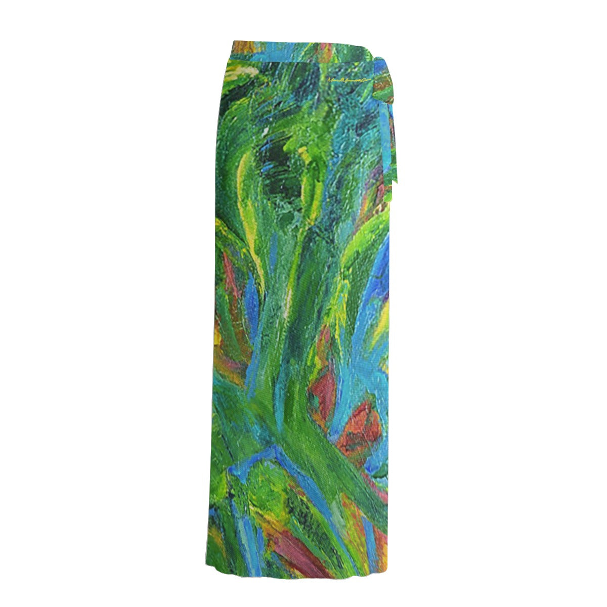 Women's Sheer Skirt Green Tulip Collection