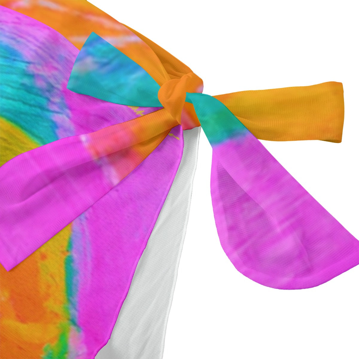 Women's Sheer Skirt Hot Pink Fish Collection