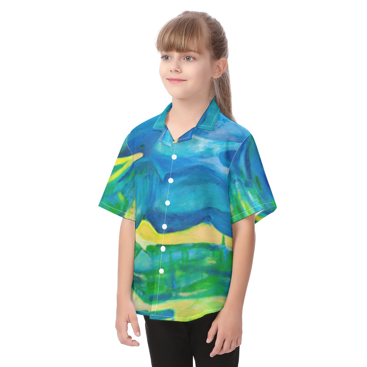 Kid's Hawaiian Vacation Shirt | 115GSM Cotton Under The Sea Collection