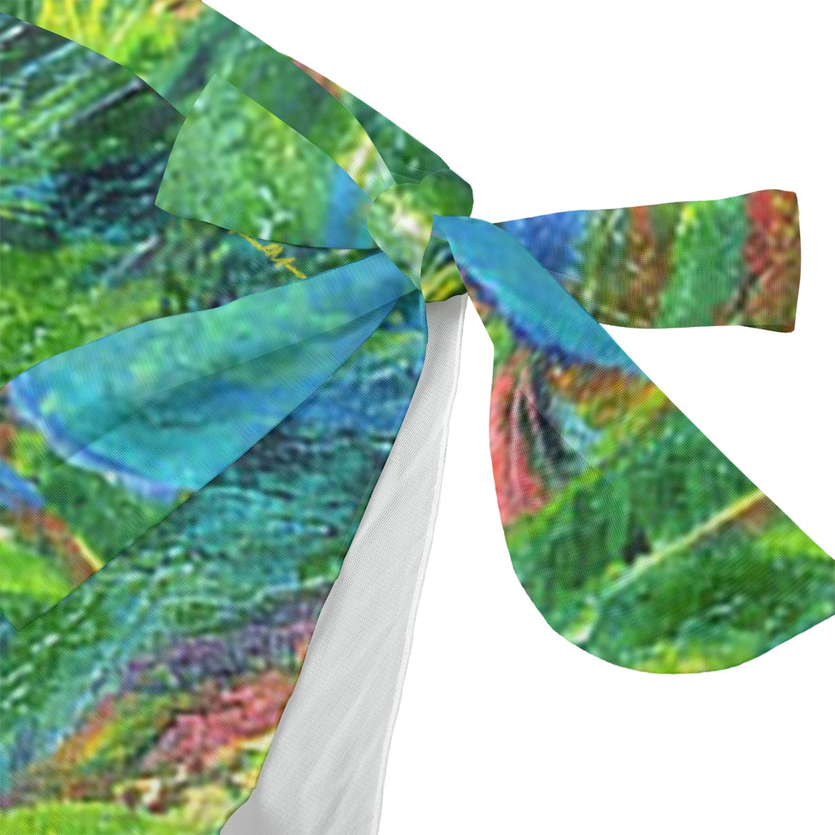 Women's Sheer Skirt Green Tulip Collection