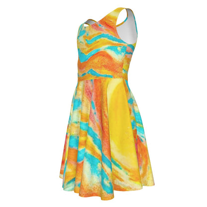 Kid's Sleeveless Vest Dress Soleado Collection