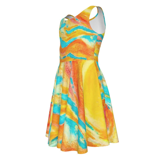 Kid's Sleeveless Vest Dress Soleado Collection