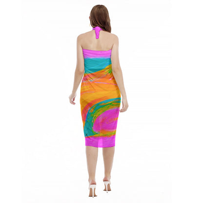 Women's Beach Dress Hot Pink Fish Collection