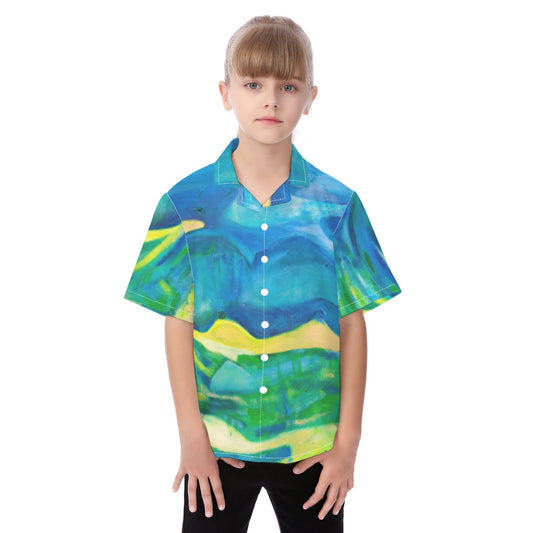 Kid's Hawaiian Vacation Shirt | 115GSM Cotton Under The Sea Collection
