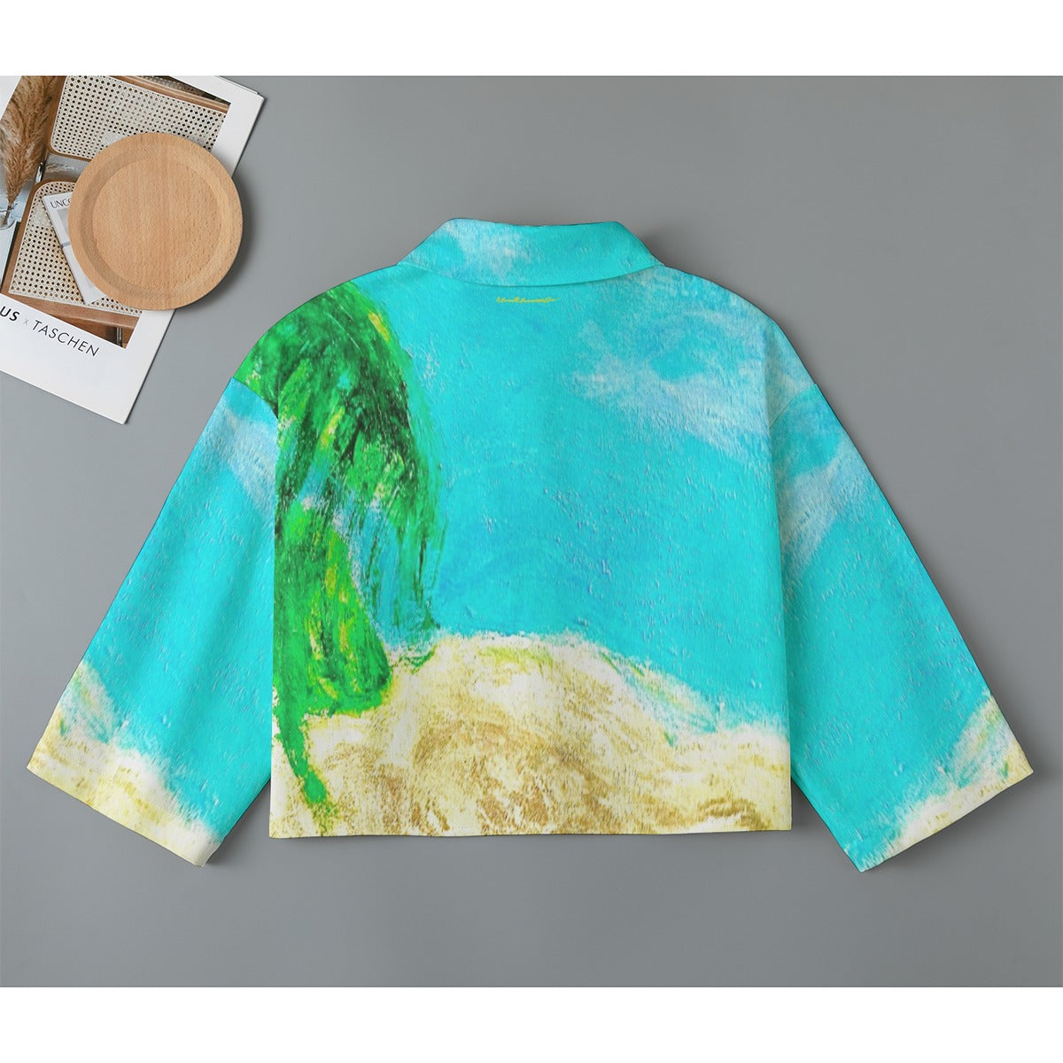 Women's Cropped Jacket | 245GSM Cotton The Beach Collection