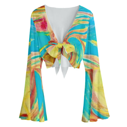 Women's Mesh Blouse Love Scene Collection