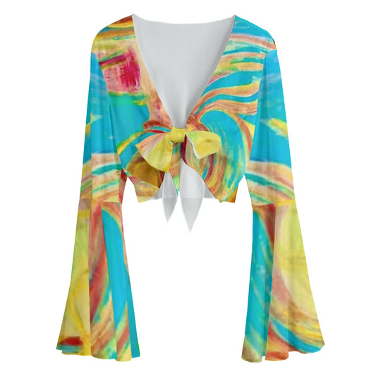 Women's Mesh Blouse Love Scene Collection