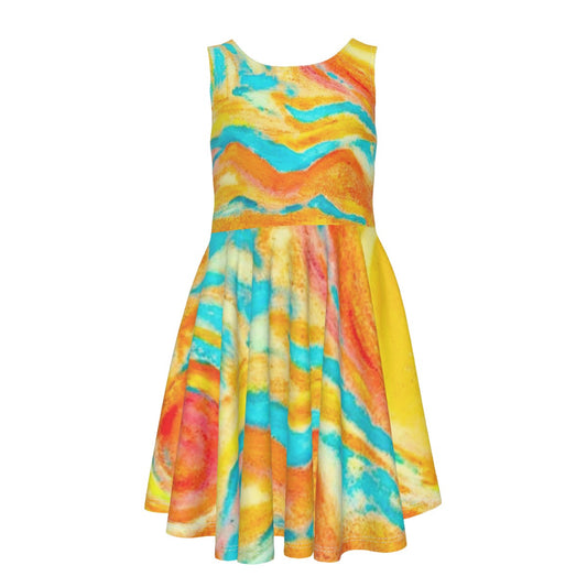 Kid's Sleeveless Vest Dress Soleado Collection