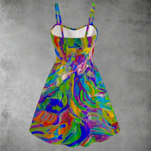 Women's Spaghetti Strap Dress Collection Rostro de un Arbol 3 Collection