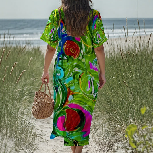 Women's Loose V-Neck Summer Dress New Beginnings 2 Collection