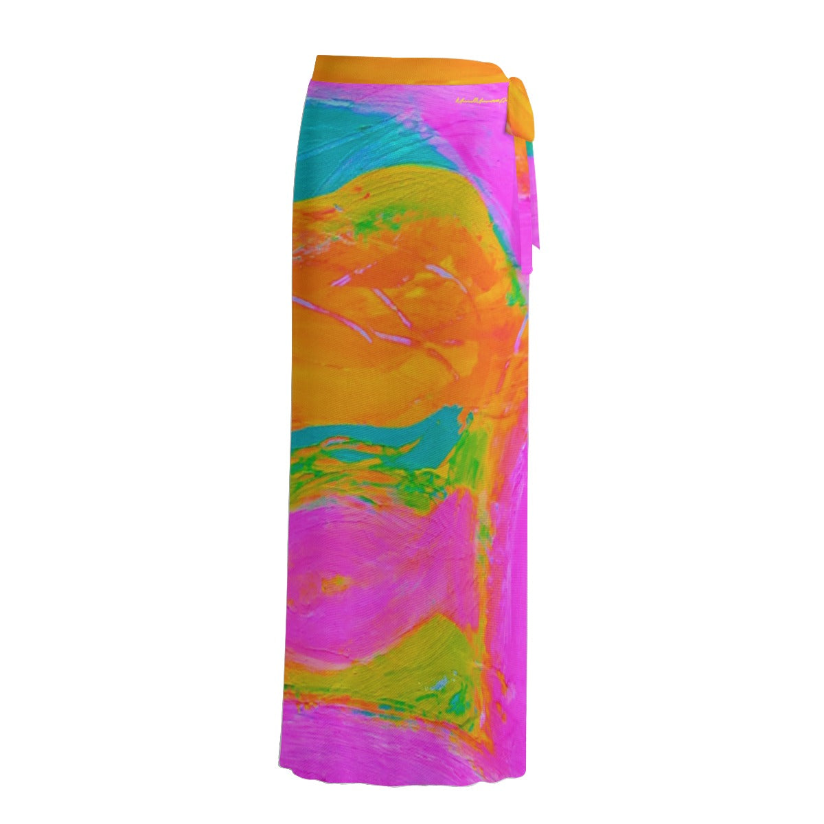 Women's Sheer Skirt Hot Pink Fish Collection