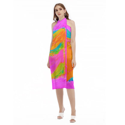 Women's Beach Dress Hot Pink Fish Collection