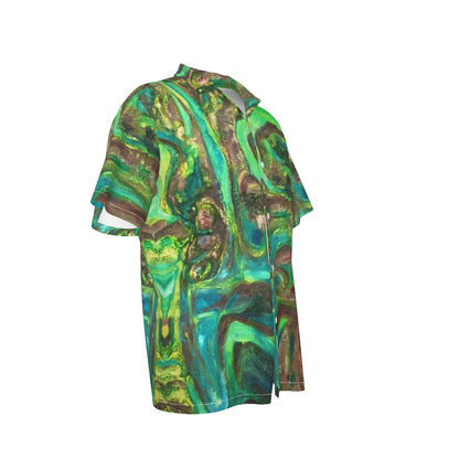 Men's Hawaiian Shirt With Button Closure Rebirth Collection