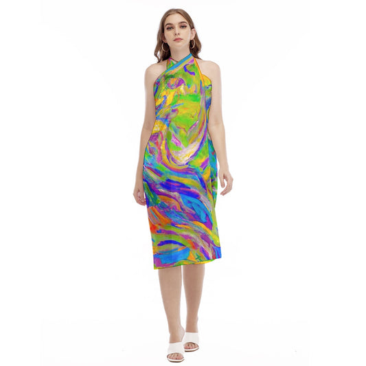 Women's Beach Dress Rostro de un Arbol 3