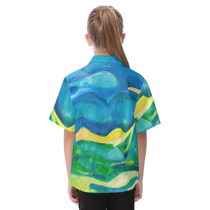 Kid's Hawaiian Vacation Shirt | 115GSM Cotton Under The Sea Collection