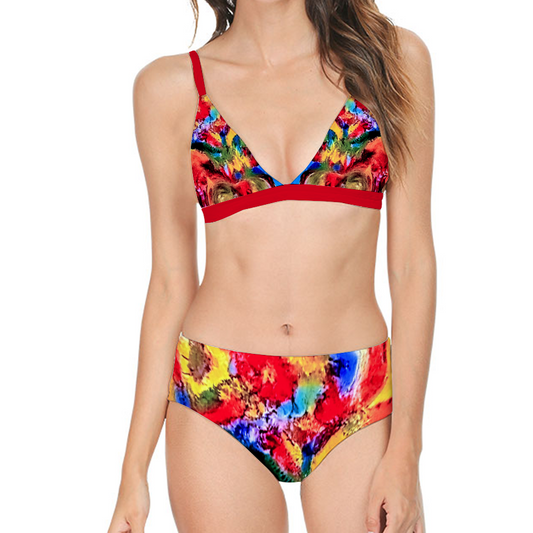 Women's Bikini Swimsuit with Padding Florero Collection